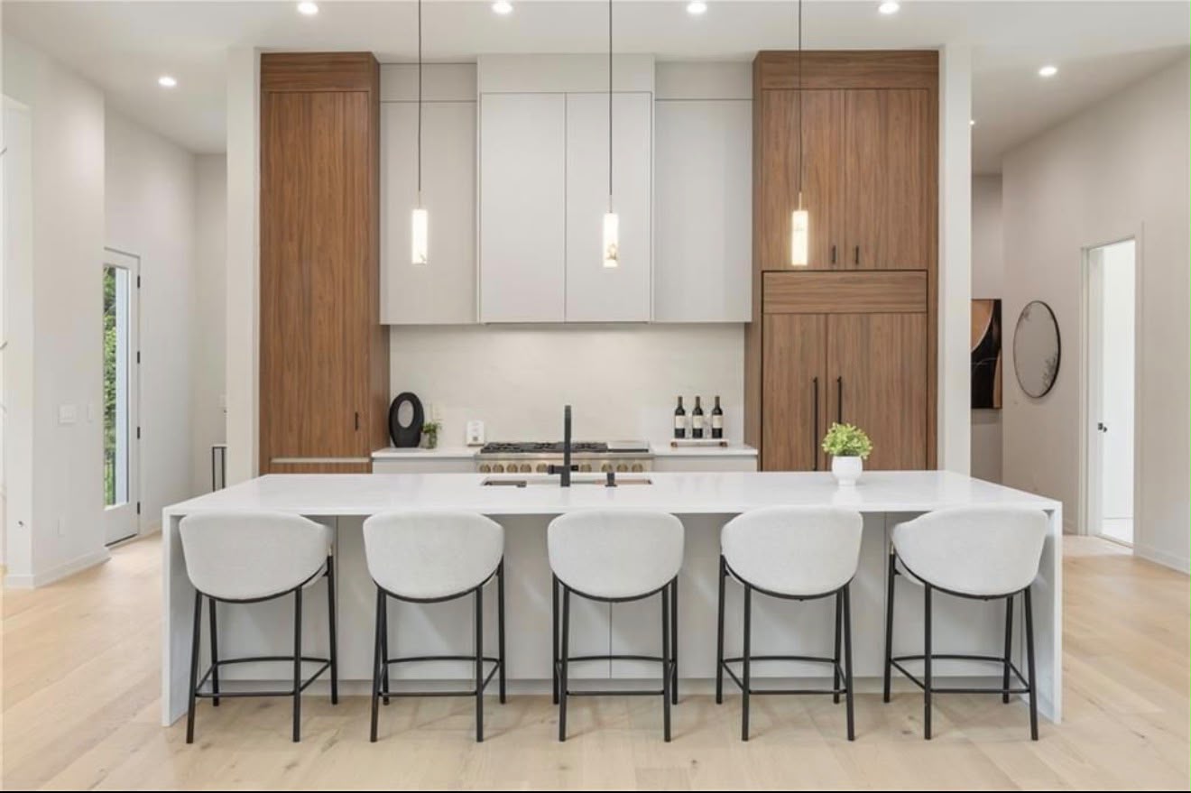 Walnut & White Kitchen